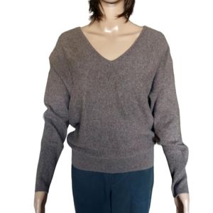 Tahari 2-ply Cashmere V-neck Sweater